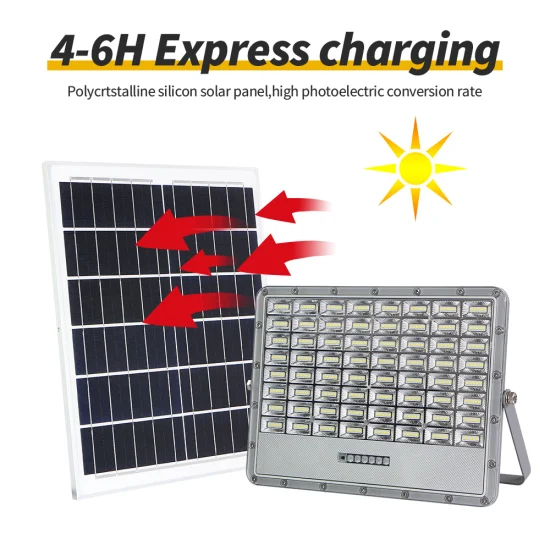 Precio al por mayor de ahorro de energía, lámpara de exterior impermeable IP65 para calle, luces de 50W 100W 200W 300W, reflector LED con energía Solar